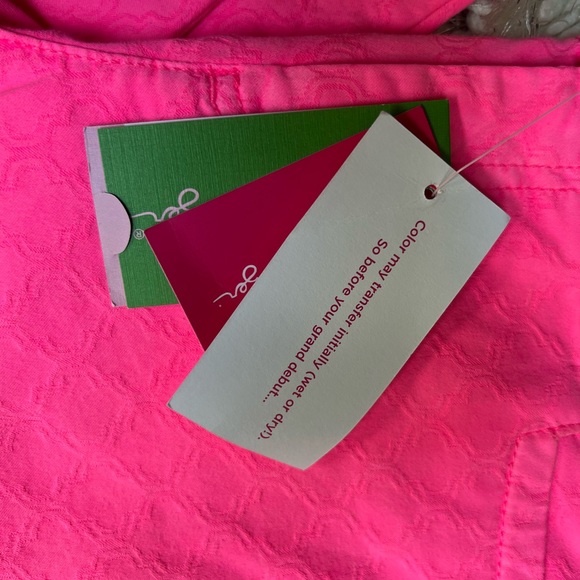 🦄NWT!! Lilly Pulitzer Pink Sunset Kelly Ankle Pant - Picture 3 of 4